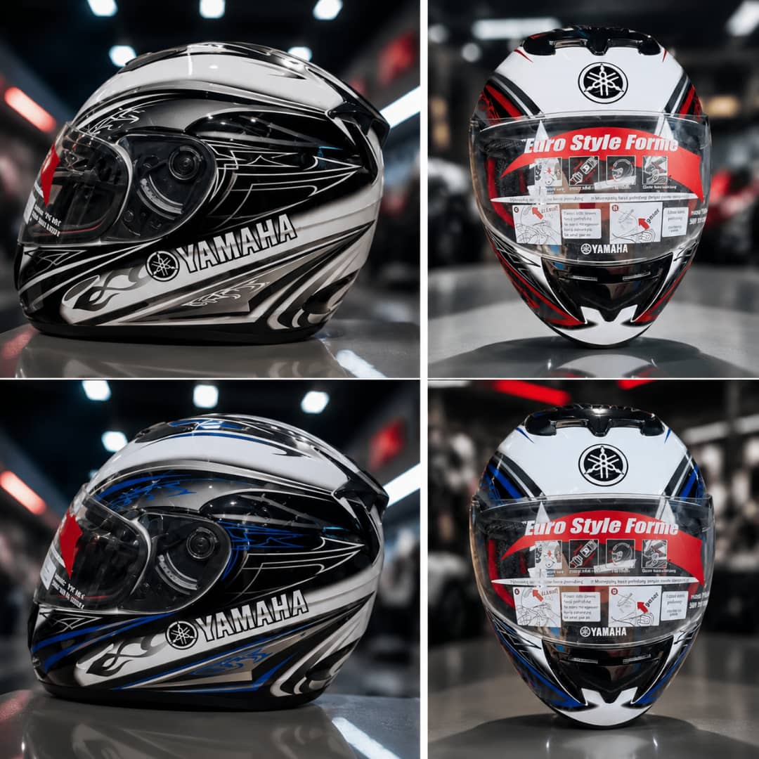 Des casques intégraux BMC et YAMAHA