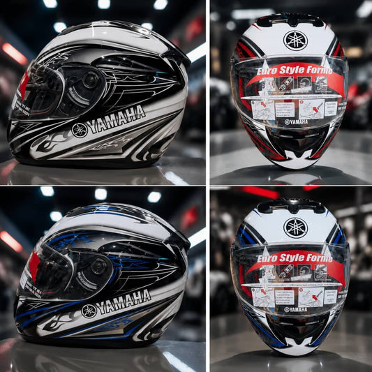 Des casques intégraux BMC et YAMAHA