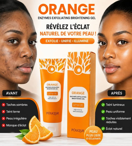 Gel exfoliant à l'orange